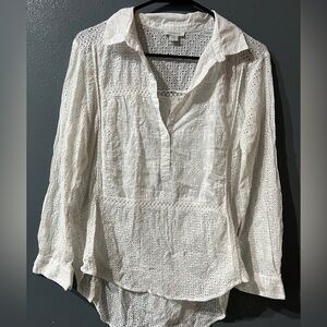 Sundance White Eyelet Women's Top